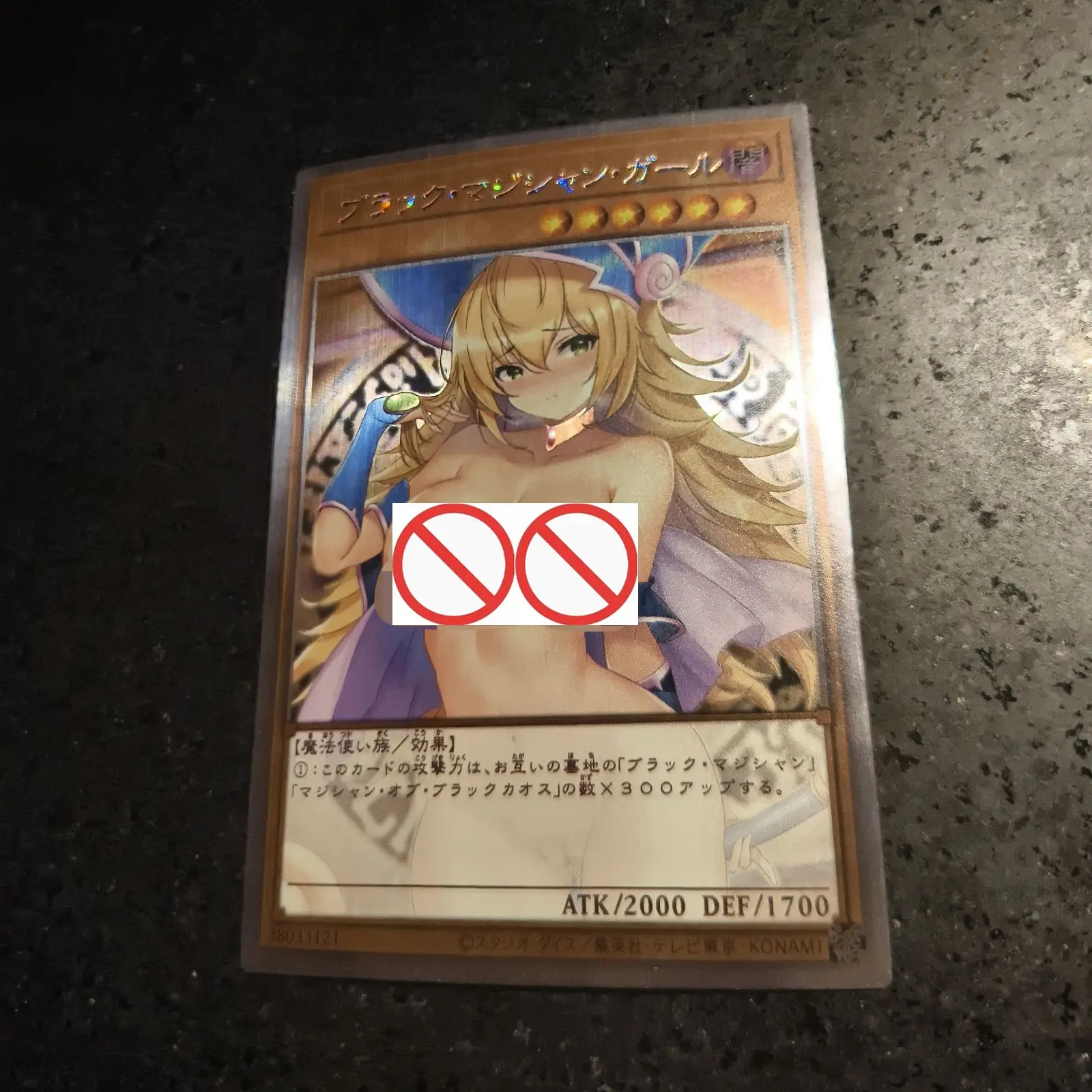 Diy 59*86mm Yu-Gi-Oh! Dark Magician Girl Flash Card Classic Single Card Game Anime Collection Cards Gift Toys