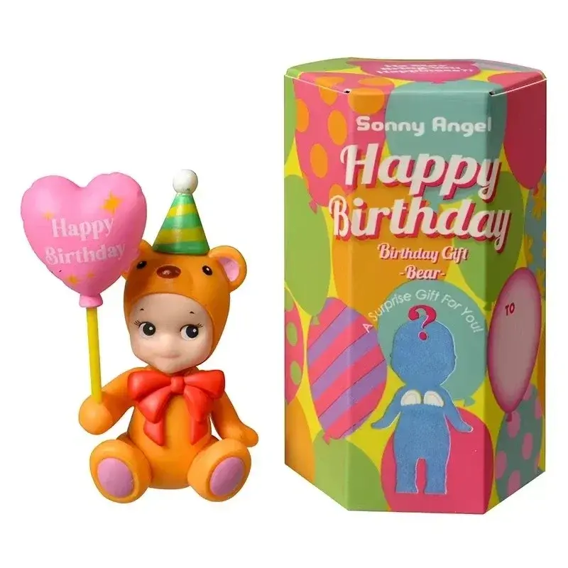 Cute Dolls Fans Car Ornament Gift  sani Angel Birthday Series Animal Anime Figures Ornaments Blind Box kawaii toys for girls