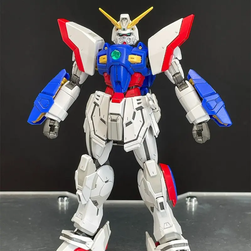 Bandai  RG Real Grade 1/144 SHINING GUNDAM Model Kit Assembly Anime Action Figure Model ROBOIT Toys Gift for Children