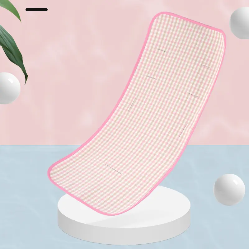 Baby Stroller Mat Breathable Summer For Stroller Seat Ramie Cool Cushion For Newborn Changing Nappy Pad Universal Fit Accessorie
