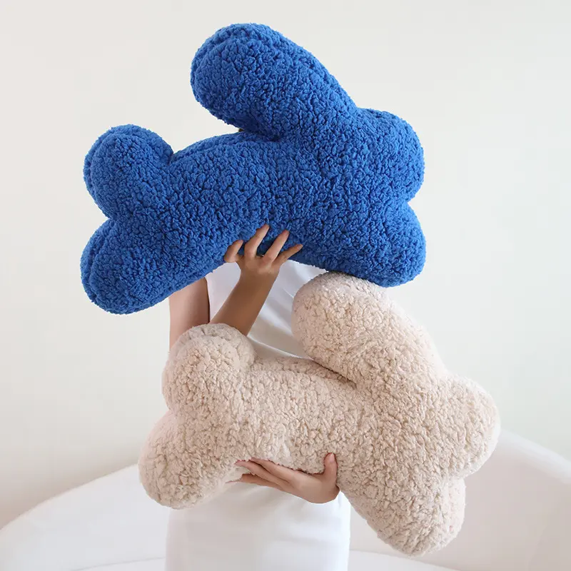 Cushion Rabbit Pillow Plush Toy INS Kawaii Animal Rabbit Plush Stuffed Toy Doll Pillow Room Sofa Decor Cushion Cute Girlfriend