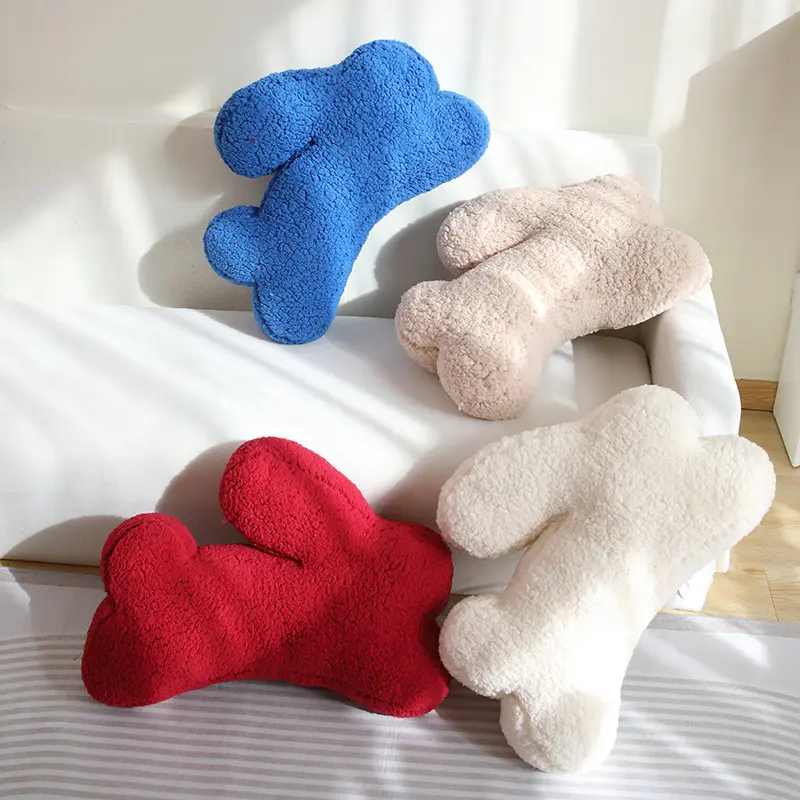 Cushion Rabbit Pillow Plush Toy INS Kawaii Animal Rabbit Plush Stuffed Toy Doll Pillow Room Sofa Decor Cushion Cute Girlfriend