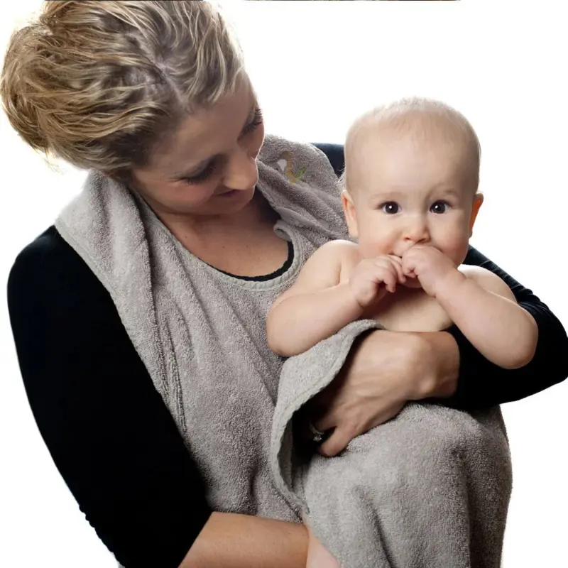 Warm Baby Bath Towel, Exquisite Craftsmanship, Hooded Towel to Warm Hands, Comfortable to Wear, Quick Drying Towel with Hood