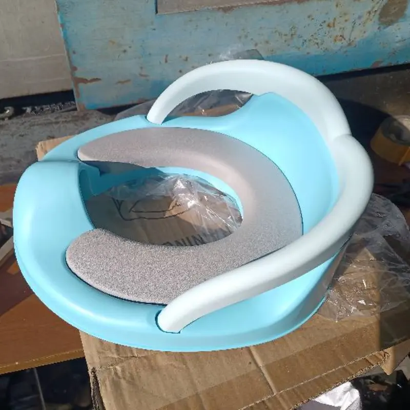 Baby Potty Mat Training Seat for Kids Boys Girls Toddlers Toilet Seat for Baby with Cushion Handle and Backrest Toilet Trainer