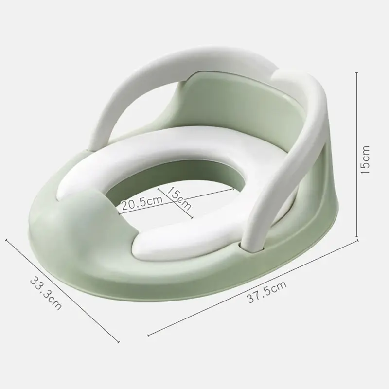 Baby Potty Mat Training Seat for Kids Boys Girls Toddlers Toilet Seat for Baby with Cushion Handle and Backrest Toilet Trainer
