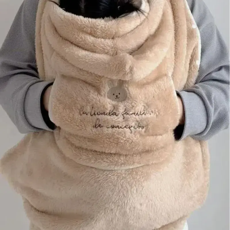 Soft Baby Blanket Cartoon Coral Fleece Embroidered Swaddling Winter Warm Comforter Baby Stroller Cover Infant Cloak Nap Blankets