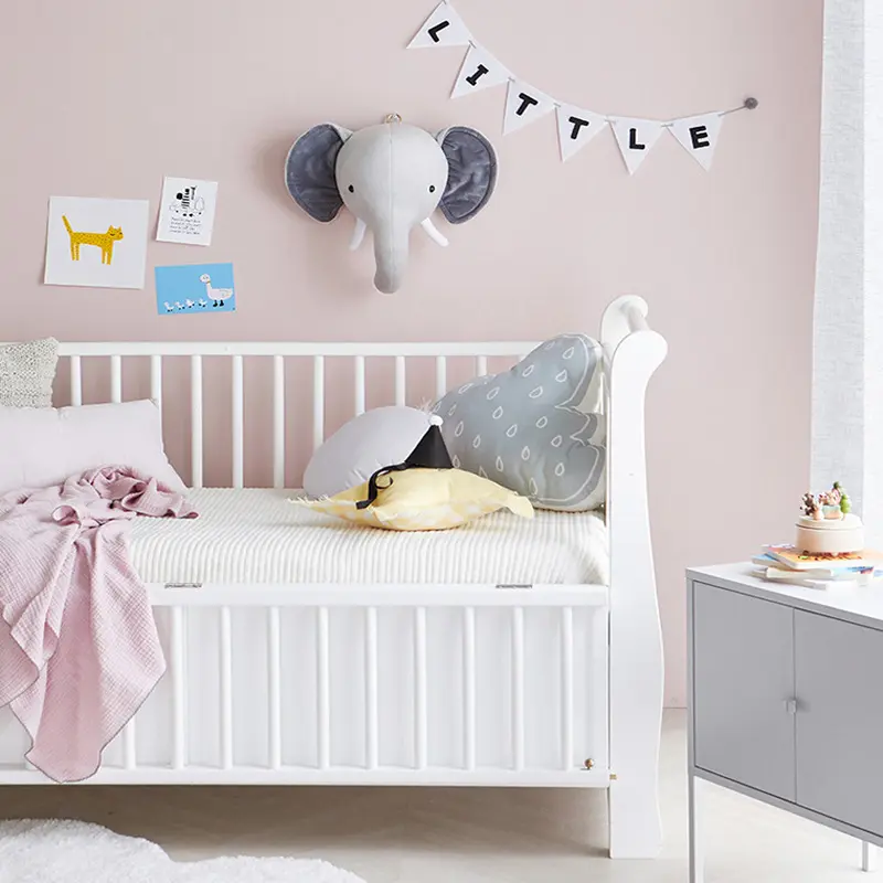 Adorable Elephant Head Wall Decoration - animals head Plush toy -Perfect for Childrens' Rooms and Photoshoots
