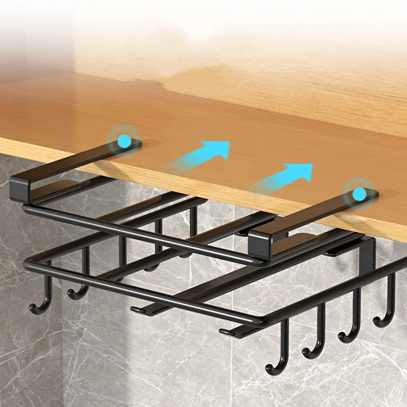 Kitchen Under Cabinet Storage Rack Chopping Board Organizer Perforation Free Stainless Steel Pot Cover Versatile Storage Cabinet