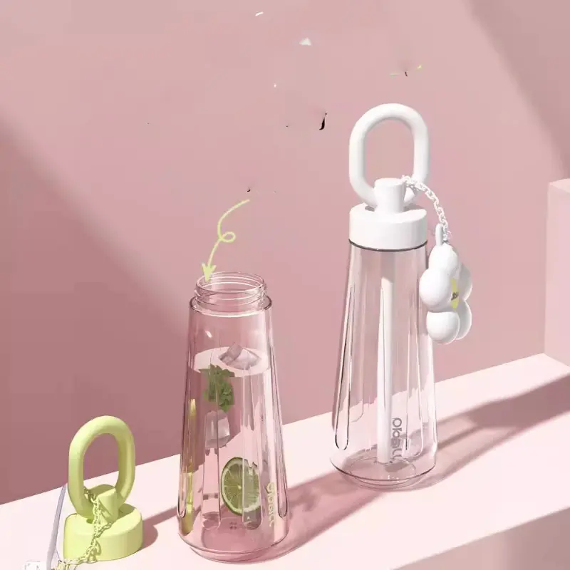 Goddess Cup Girls High Appearance Level Household Portable Bottles Summer High Temperature Resistance Large Capacity Straw Cup