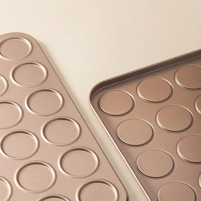 Macaroon Crisps Baking Pan Cookie Mold Chocolate Macaron Mold Sesame Crispy Non-Stick Oven Household