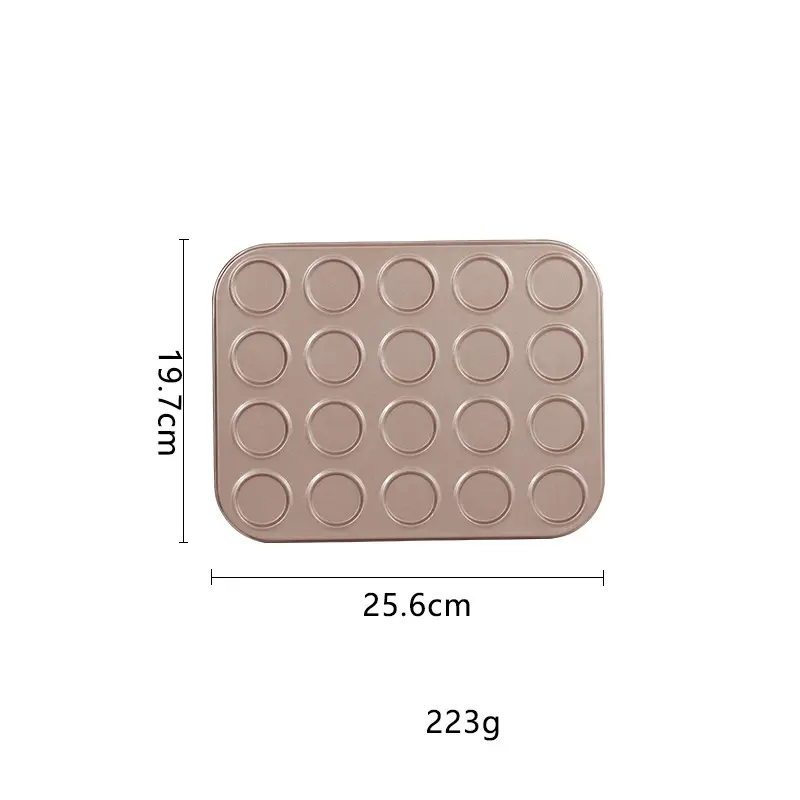 Macaroon Crisps Baking Pan Cookie Mold Chocolate Macaron Mold Sesame Crispy Non-Stick Oven Household