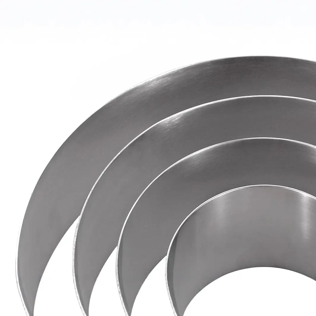4/6/8 Inch Round Cake Mold Stainless Steel Baking Tool Cake Ring Set Biscuit Cutter English Muffin Ring DIY Tart