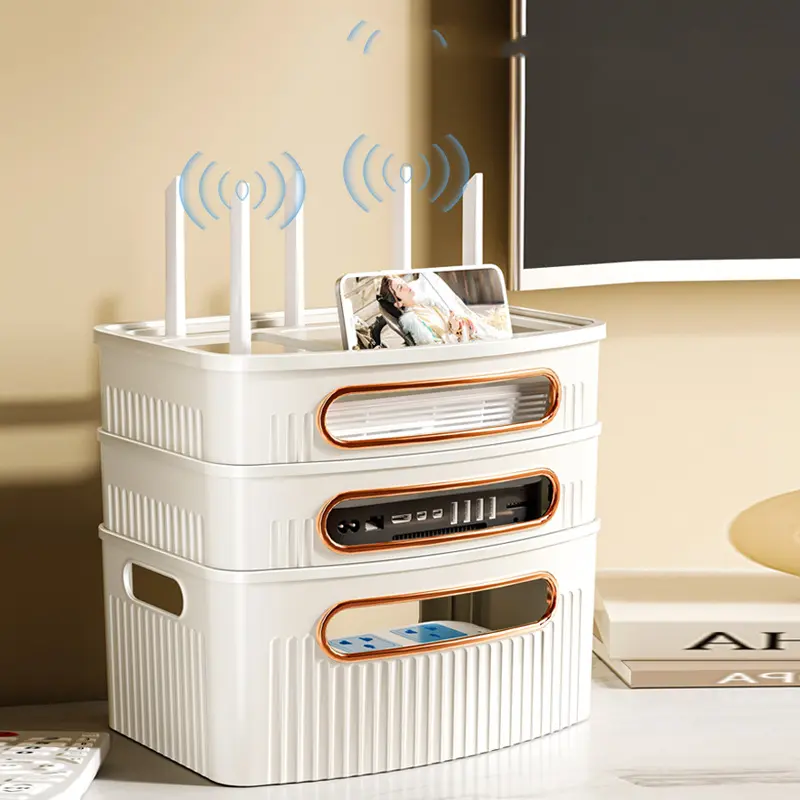 Router Storage Box Router Cover Decorative Waterproof And Dustproof Router Storage Box Cover WiFi Router Storage Box For