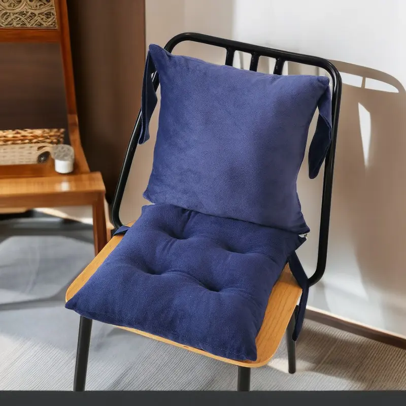 Recliner Chair Cushion Indoor Outdoor Garden Patio Home Office Sofa Seat Mat Buttocks Pads with Backs and Cushion 40X80CM