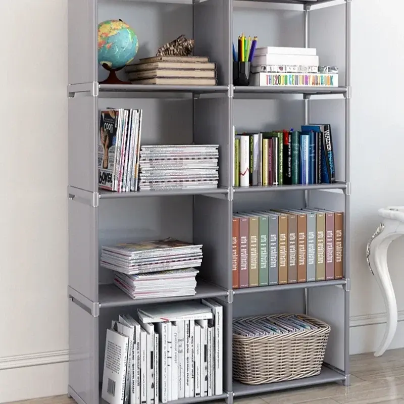 Easy Assembly Book Holder Simple Bookshelf Multi-layer Easy Assembly Bookcase Book Display Rack Book Organizer Debris Rack Shelf