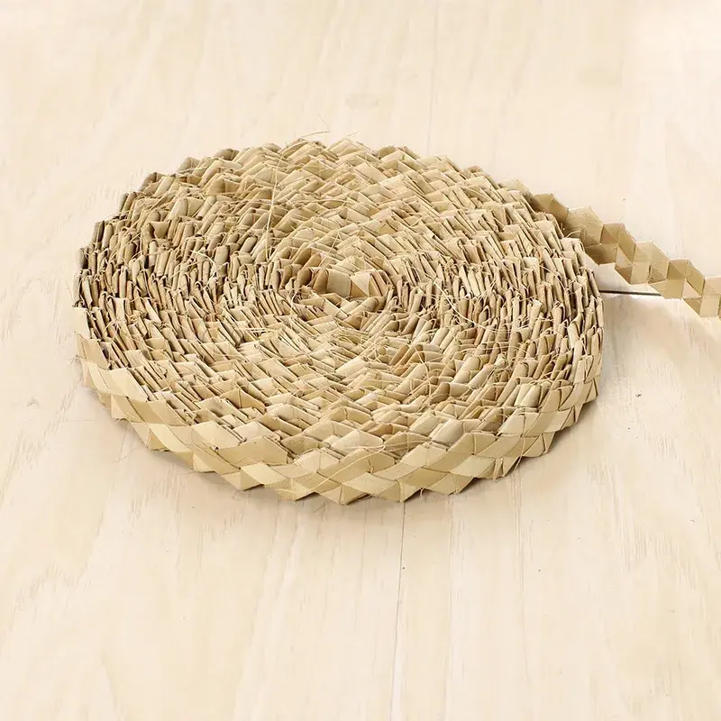 Diy Plants Palm Leaf Special for Hats Sunflower Grass Braided Crafts Household Items Straw Rope Craft Materials Straw Hat Lace ﻿