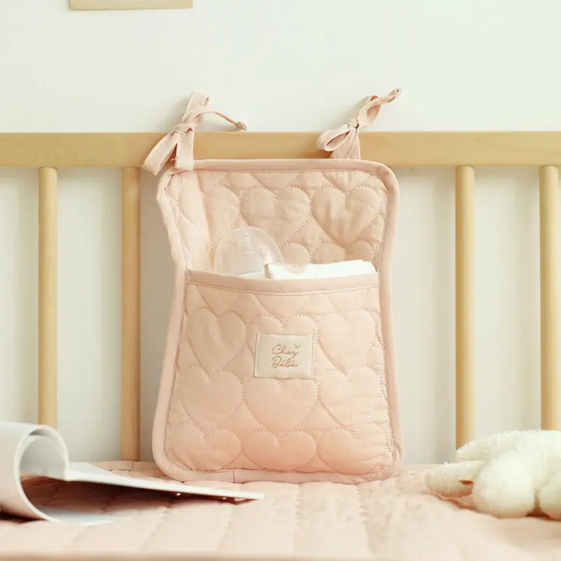 Baby Stroller Storage Hanging Bag Infant Large Capacity Bedside Diaper Bottle Toy Multi-functional Storage Bag Home Essential
