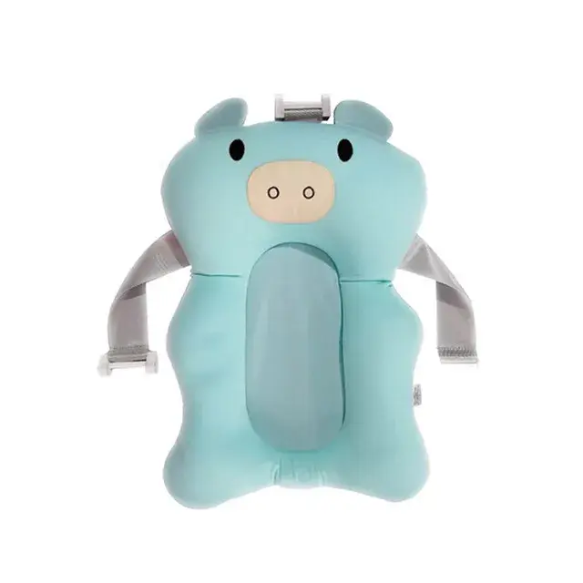 Baby Shower Portable Air Cushion Bed Babies Infant Child Bath Pad Non-Slip Bathtub Mat Newborn Safety Security Bath Seat Support