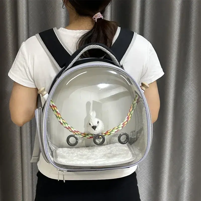 Animal Carrier Backpack Travel Small Breathable Backpack For Hamster Pet Bag Guinea Carrier Bird Turtle Carrier Rabbit Bird