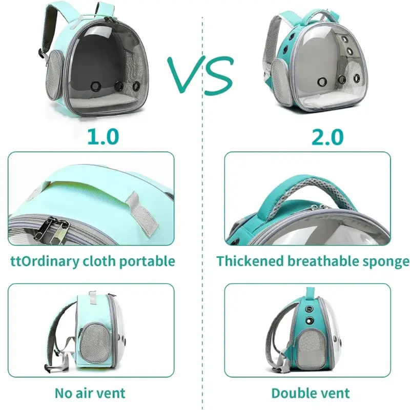 Animal Carrier Backpack Travel Small Breathable Backpack For Hamster Pet Bag Guinea Carrier Bird Turtle Carrier Rabbit Bird