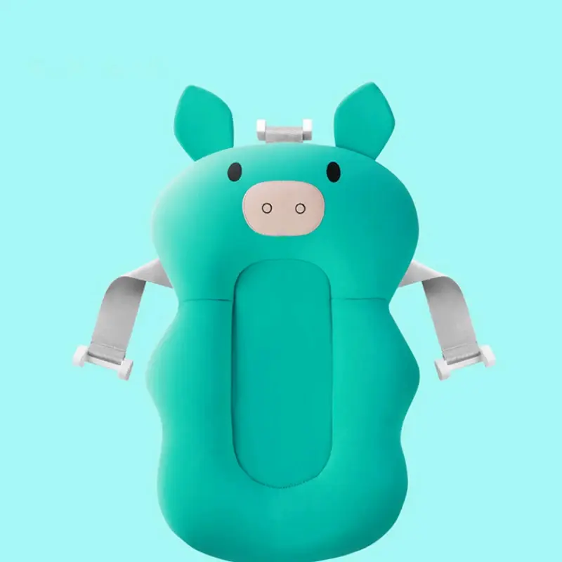 Baby Shower Portable Air Cushion Bed Babies Infant Child Bath Pad Non-Slip Bathtub Mat Newborn Safety Security Bath Seat Support