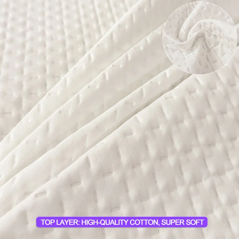 Waterproof Mattress Protector - Mattress Cover, Thickened, Breathable, Hypoallergenic, Anti-Bacterial Fitted Sheet, White