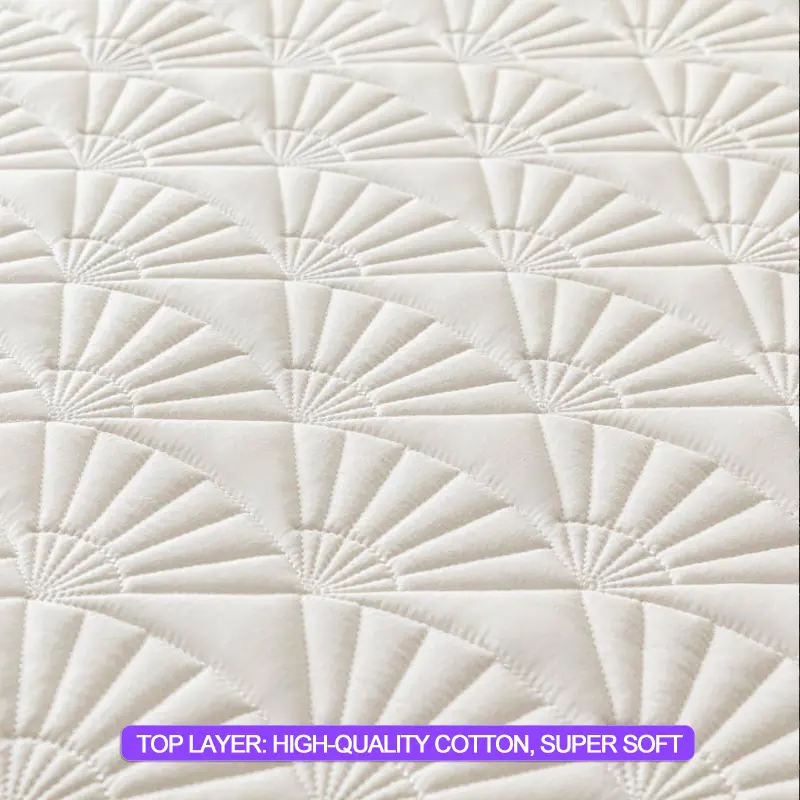 Premium Waterproof Mattress Cover Thickened Durable Mattress Protector- Noiseless, Anti-Bacterial, Anti-mites,Breathable, White