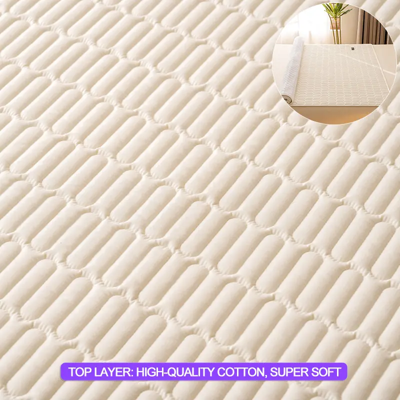 Premium Waterproof Thick Mattress Protector - Breathable, Noiseless Mattress Cover with 4 Corner Straps,Fitted Sheet,White