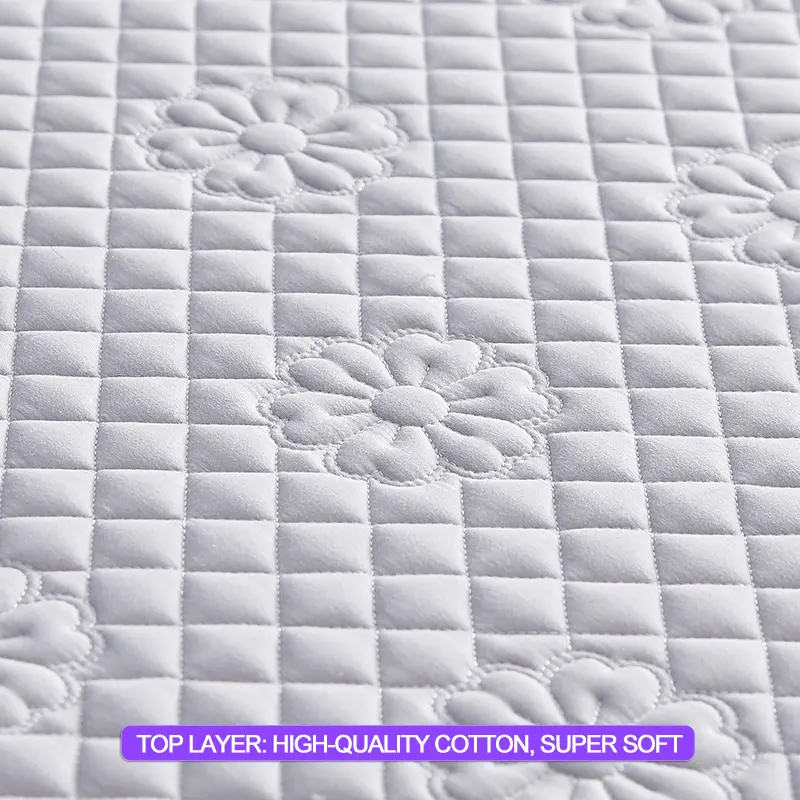New Waterproof Mattress Protector Breathable Mattress Cover Anti-mite Anti-bacterial 160x200 140x200 Single Double, Light gray
