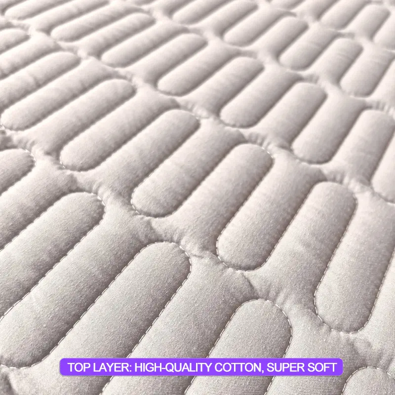 1Pc Waterproof Mattress Cover Solid Color Mattress Protector Skin-Friendly Fitted Sheet ,Antibacterial,Dustproof,Single/Double