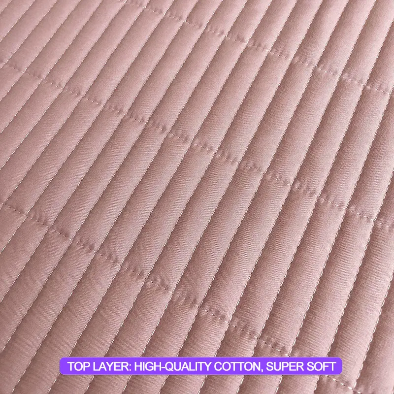 Waterproof Mattress Protector - Breathable Mattress Cover, Anti-Mite,Anti-Bacterial - Fitted Sheet for Single/Double/Bean paste