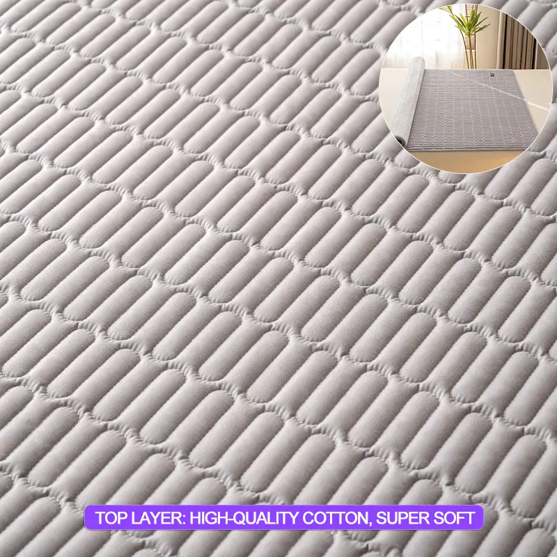 Premium Waterproof Thick Mattress Protector - Breathable, Noiseless Mattress Cover with 4 Corner Straps,Fitted Sheet, Grey