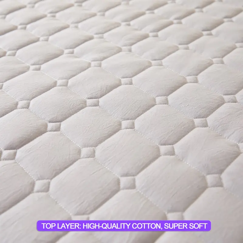 Premium Waterproof Mattress Cover Quilted Mattress Protector Breathable Bed Fitted Sheet,Antibacterial,Anti-mites,Durable, Grey