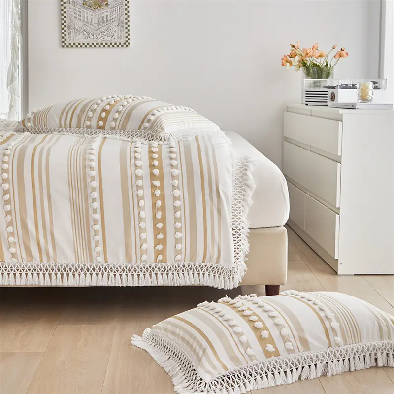 Modern Simple Style Duvet Cover Set Twin Queen Size Solid Color Bedding Set Skin-friendly Comforter Duvet Cover and Pillowcase