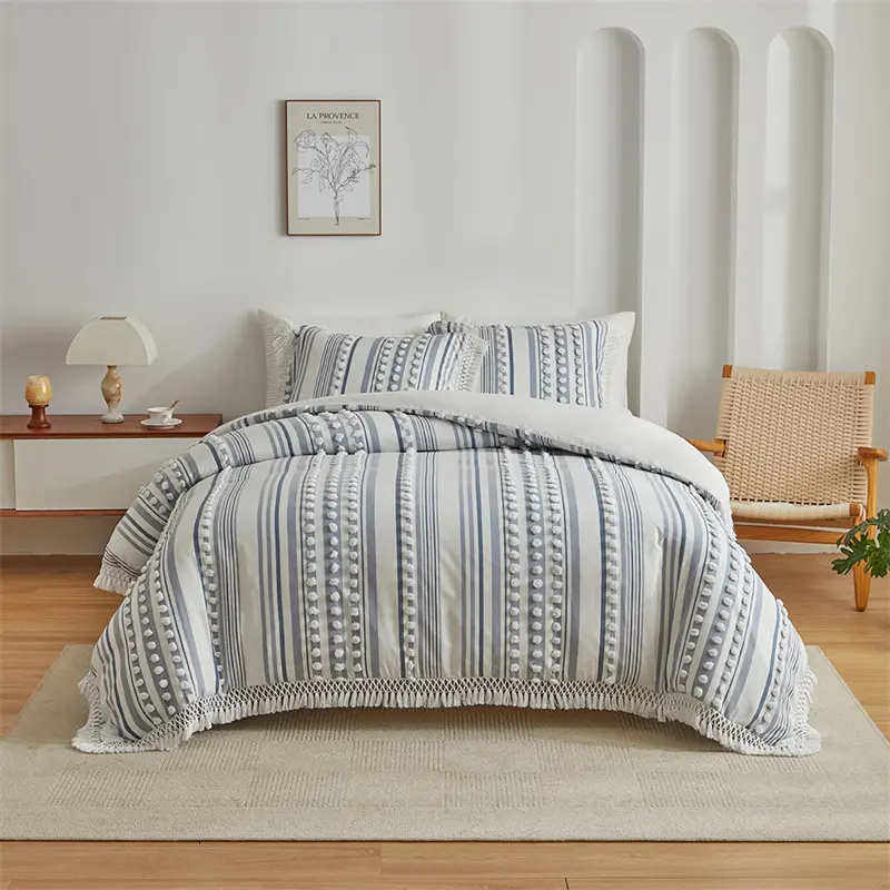 Modern Simple Style Duvet Cover Set Twin Queen Size Solid Color Bedding Set Skin-friendly Comforter Duvet Cover and Pillowcase