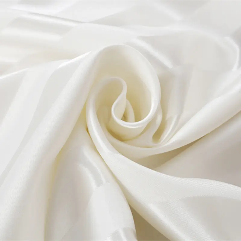 Luxury Satin Stripes Pillowcase Queen Soft Comfortable High End Pillow Cover King Size Jacquard Pillow Case Home Pillow Covers
