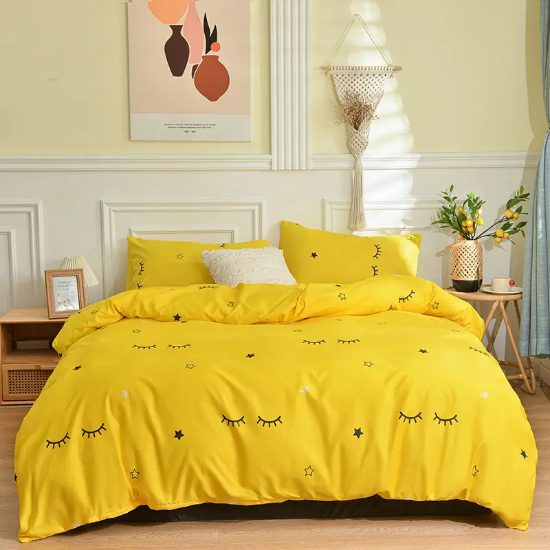 4Pcs Printed Bedding Sets, Branch Flower Print Duvet Cover Set, Home Dormitory Duvet Cover, Bed Sheets, Pillowcases