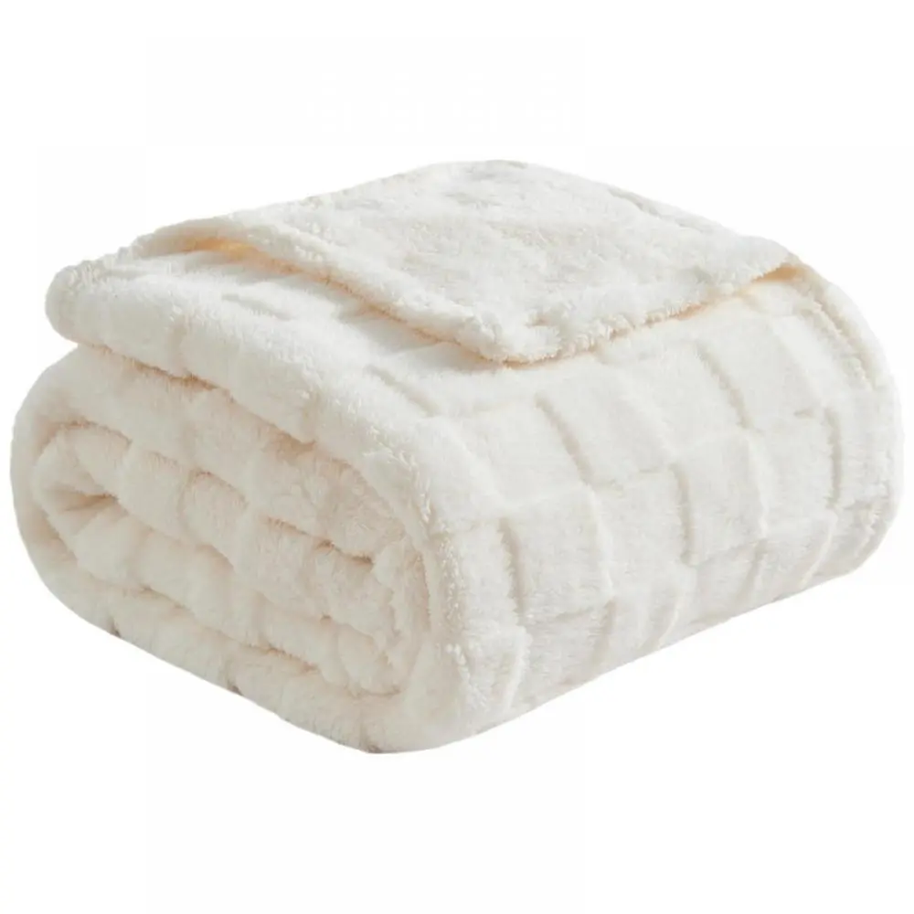 Soft Fluffy Warm Blanket for Sofa Chair , Cozy Blanket for Outdoor Camping Picnic Travel
