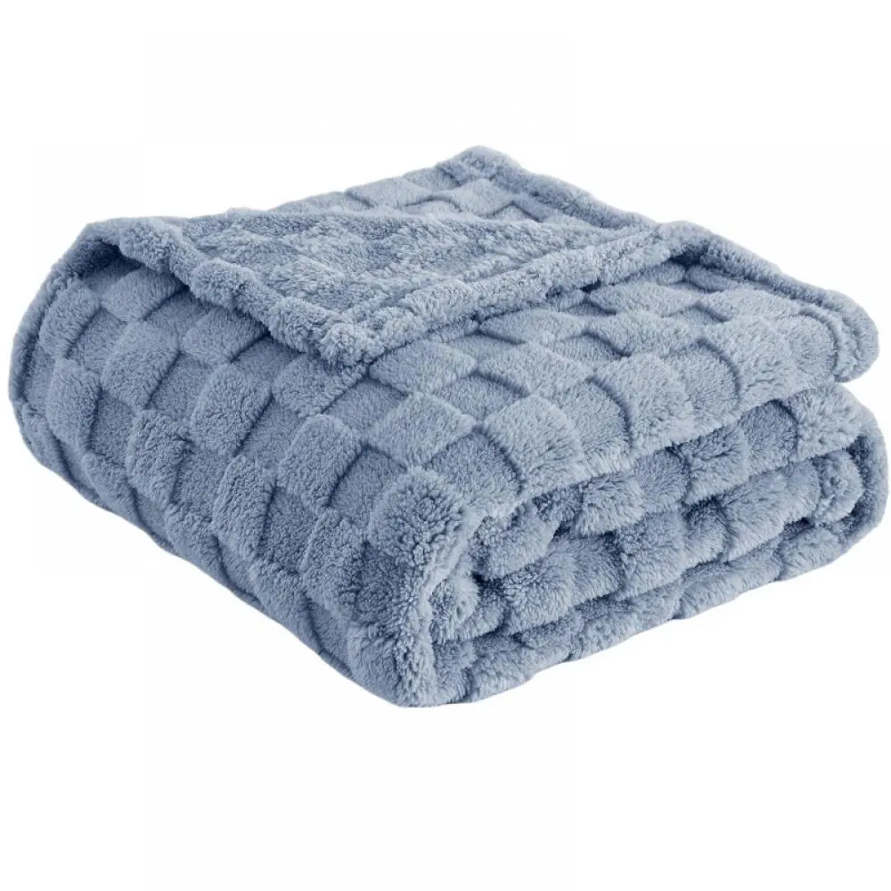 Soft Fluffy Warm Blanket for Sofa Chair , Cozy Blanket for Outdoor Camping Picnic Travel