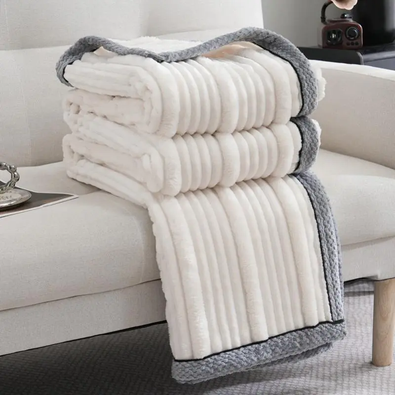 Light Luxury Autumn Winter Sofa Blanket, Casual Blanket, Bedroom Warm Blanket, Office Nap Blanket