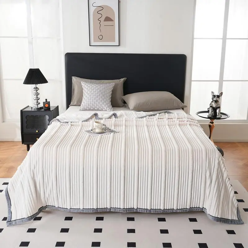 Light Luxury Autumn Winter Sofa Blanket, Casual Blanket, Bedroom Warm Blanket, Office Nap Blanket