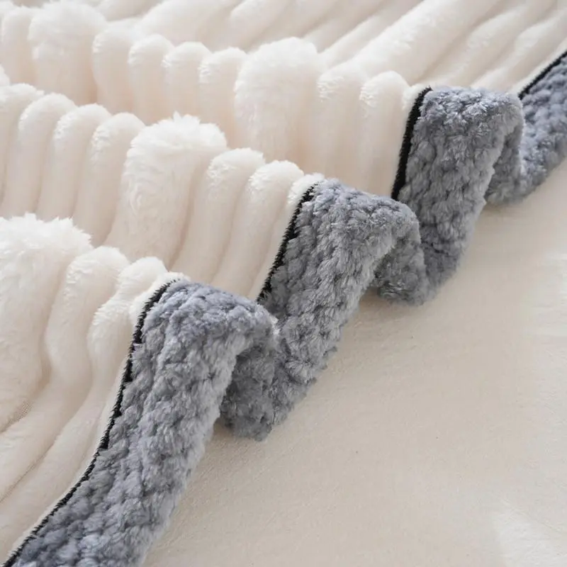 Light Luxury Autumn Winter Sofa Blanket, Casual Blanket, Bedroom Warm Blanket, Office Nap Blanket