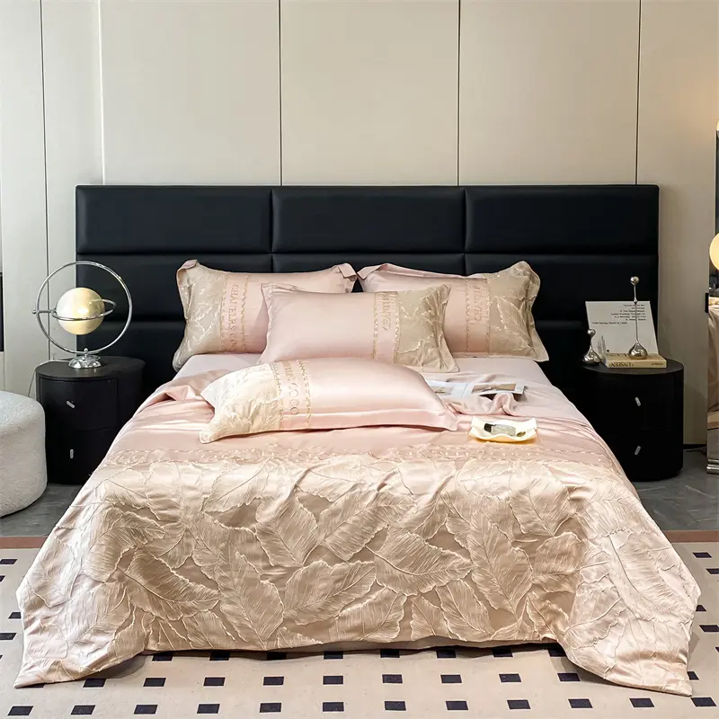 1Pc High-End Ice Silk Summer Quilt, Air Conditioning Washable Cool Feeling Quilt Blanket for Single Double Bed