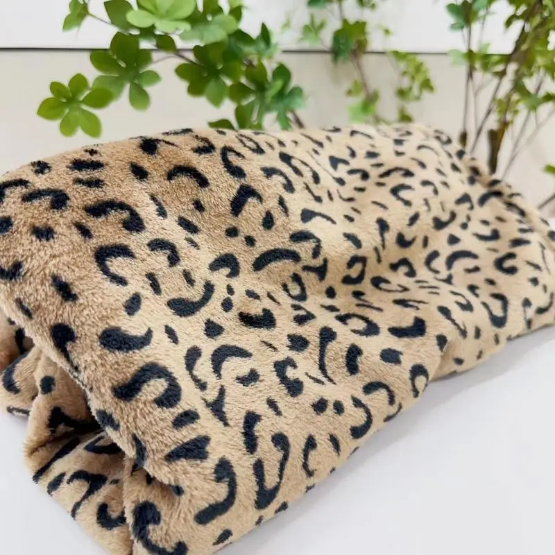 Summer Autumn Leopard Print Warm Blankets Dormitory Office Napping Blankets Sofa Air Conditioning Room Blankets
