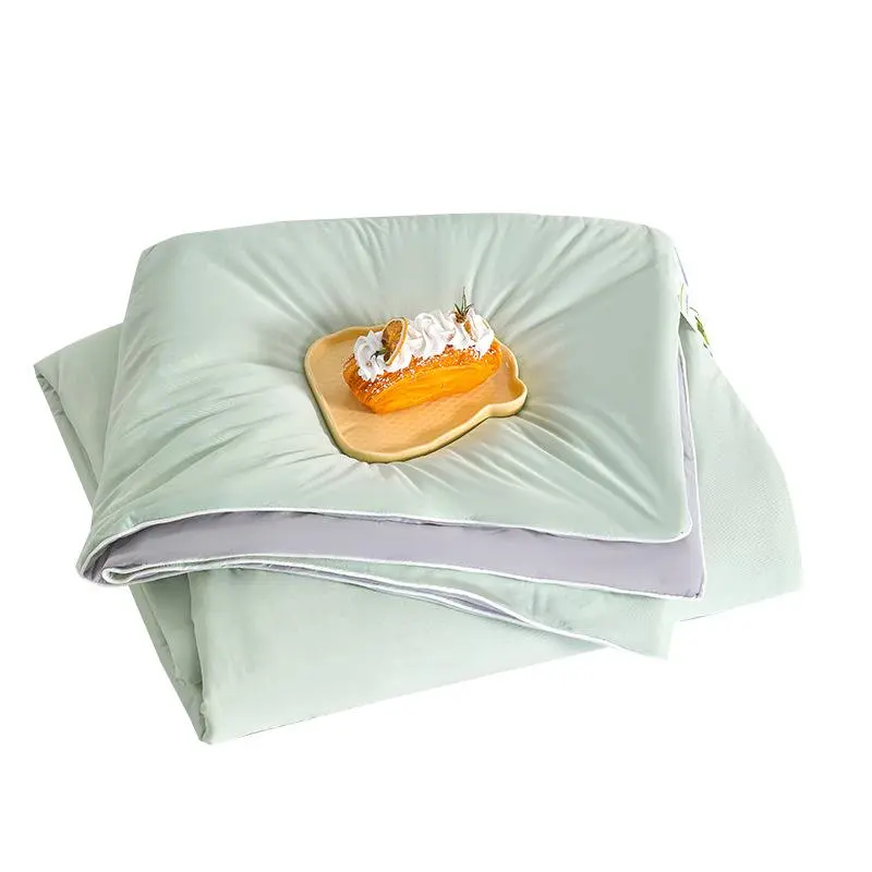 A-Class Ice Cream Quilt, Cool Feeling Silk Summer Thin Quilt, Air Conditioning Quilt, Single Double Dormitory Blanket