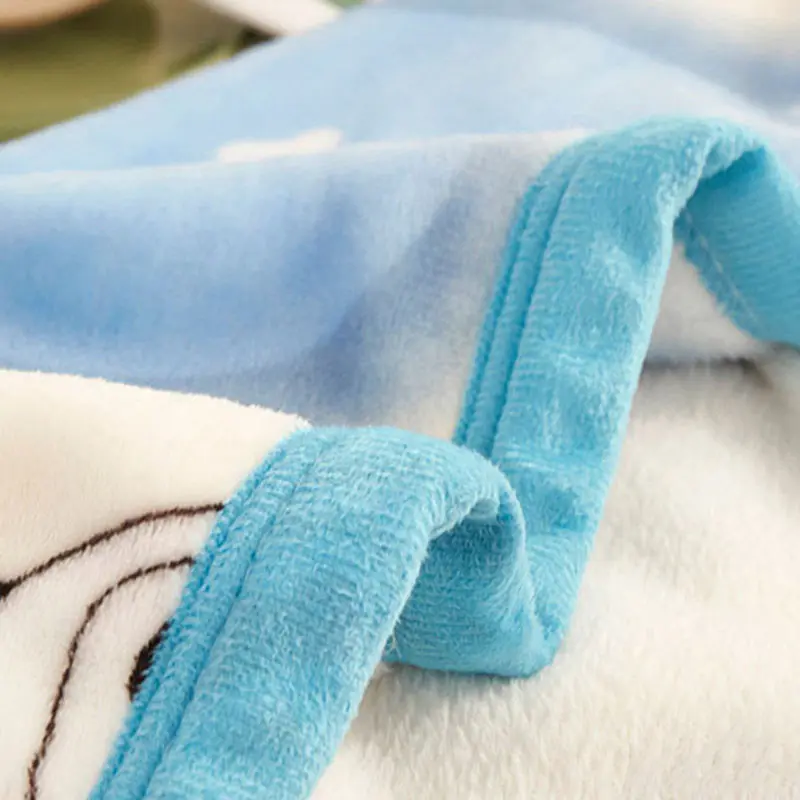 Artificial Ferrets Velvet Autumn Warm Sleeping Blankets for Bed Skin Friendly Flannel Warmth Bed Sheet Soft Thickened Blanket