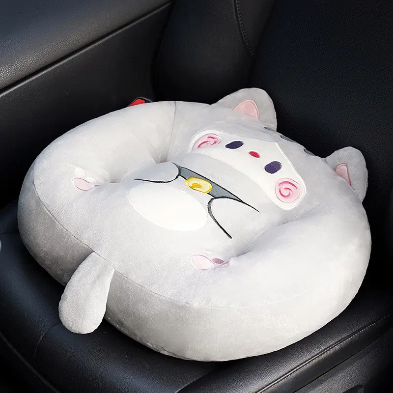 Cartoon Cat Shark Cushion Sofa Pad Office Chair Cushion Children Seat Pad Seat Sofa Cushion Lumbar Support Pillow Room Decor