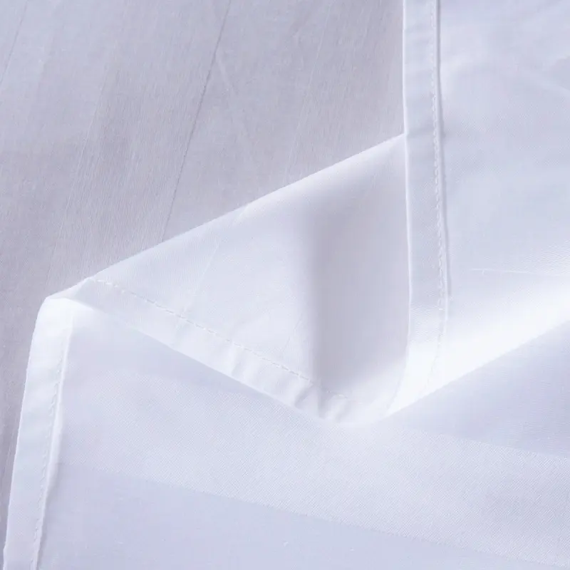 Hotel Style 100% Cottton Comfortable Bed Sheets Soft Skin Friendly and Hypoallergenic Hygroscopic Sheet Durable Washable Sheets