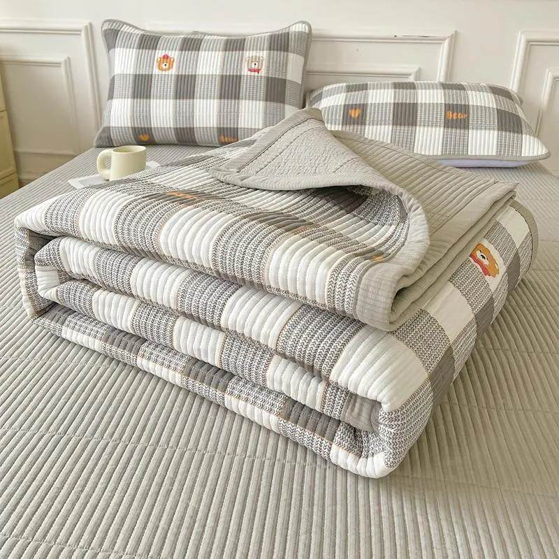 1PC A-Class Pure Cotton Bed Sheets, Washed Cotton Cartoon Small Fresh Bed Sheets Bedspread