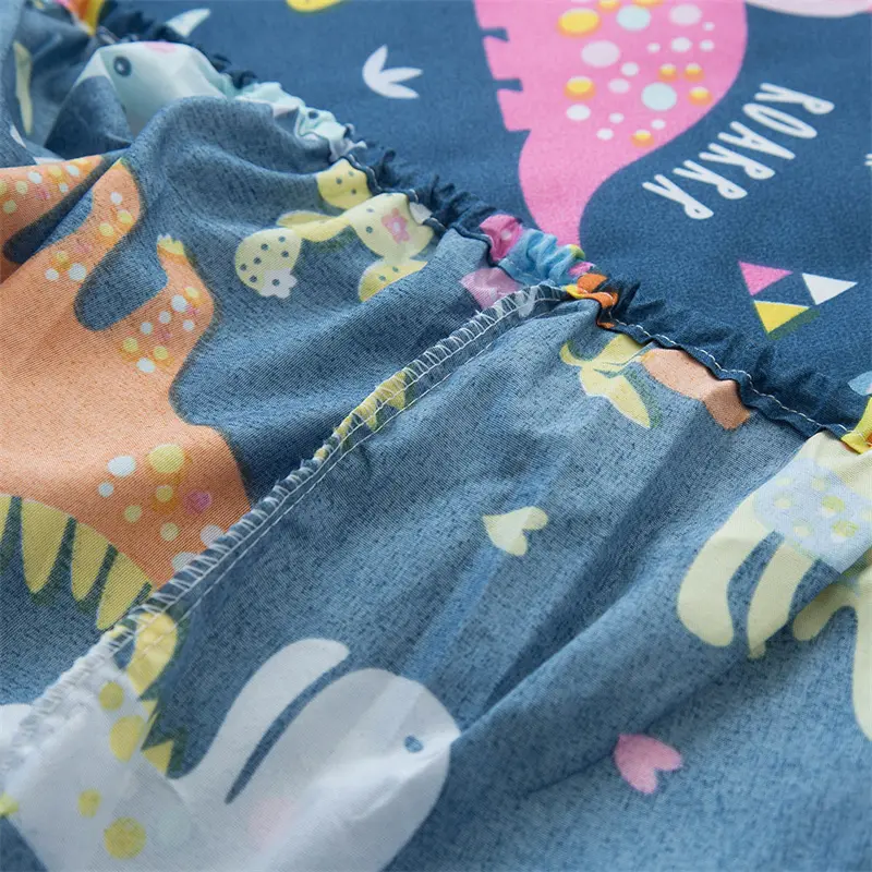 Strawberry Printed Soft Skin Friendly Bed Sheets Queen with Elastic Band Mattress Protector Fitted Sheet Comfortable Bed Linens